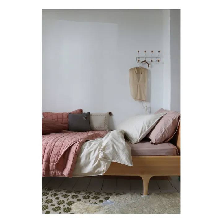 Cotton Pillowcase  | Ivory/Clay- Product image n°1