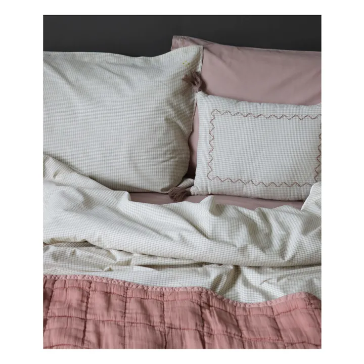 Cotton Pillowcase  | Ivory/Clay- Product image n°2