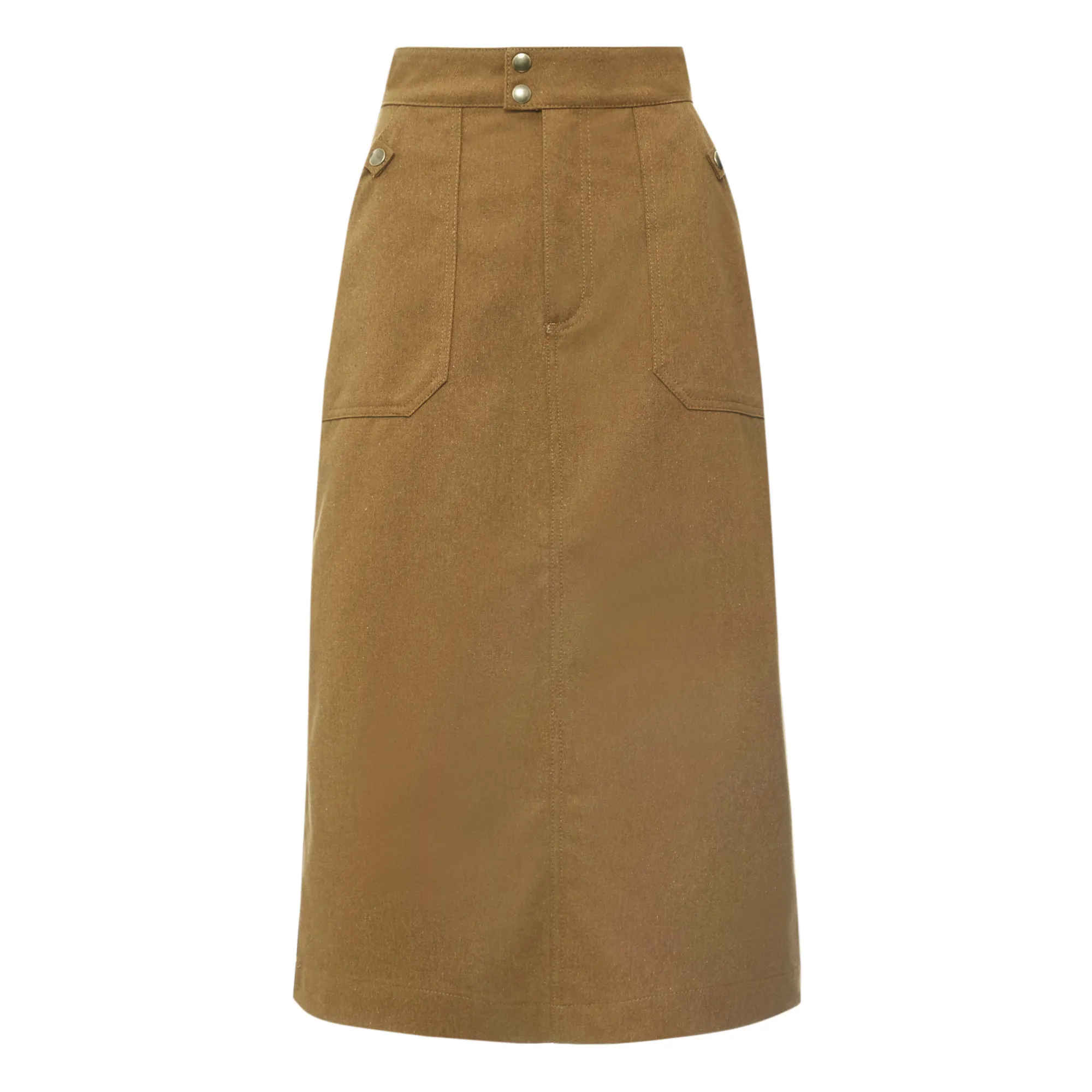 Le Mont Saint Michel Brown Jacynthe Skirt