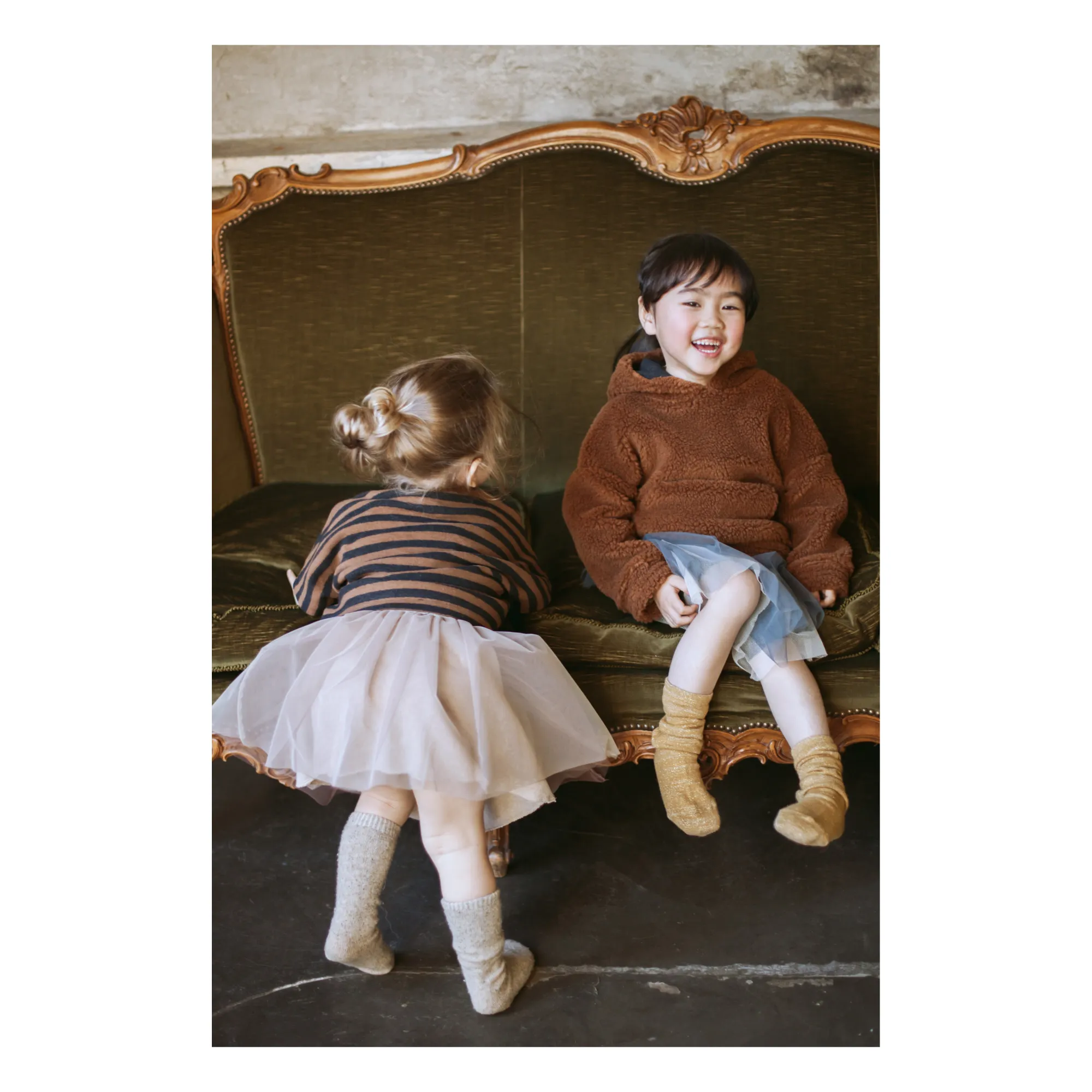 Zhoe Tobiah Felpa in stile pelliccia con cappuccio Marrone