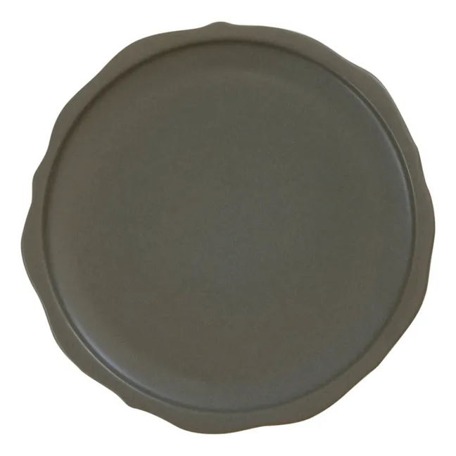 Plato de cerámica mini Bordure Sharing | Negro