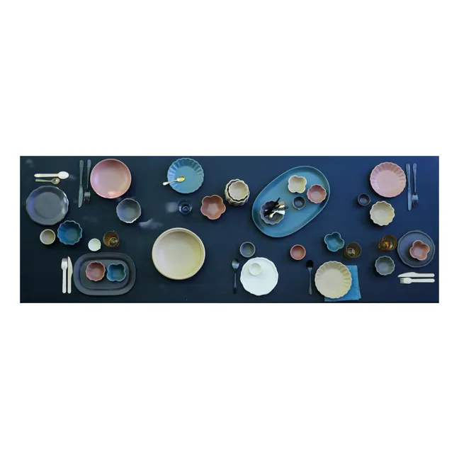 Plato de cerámica mini Bordure Sharing | Negro