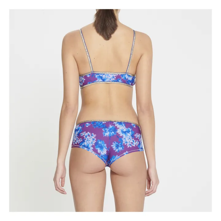 Georgia Floral Shorty | Burgundy- Product image n°3