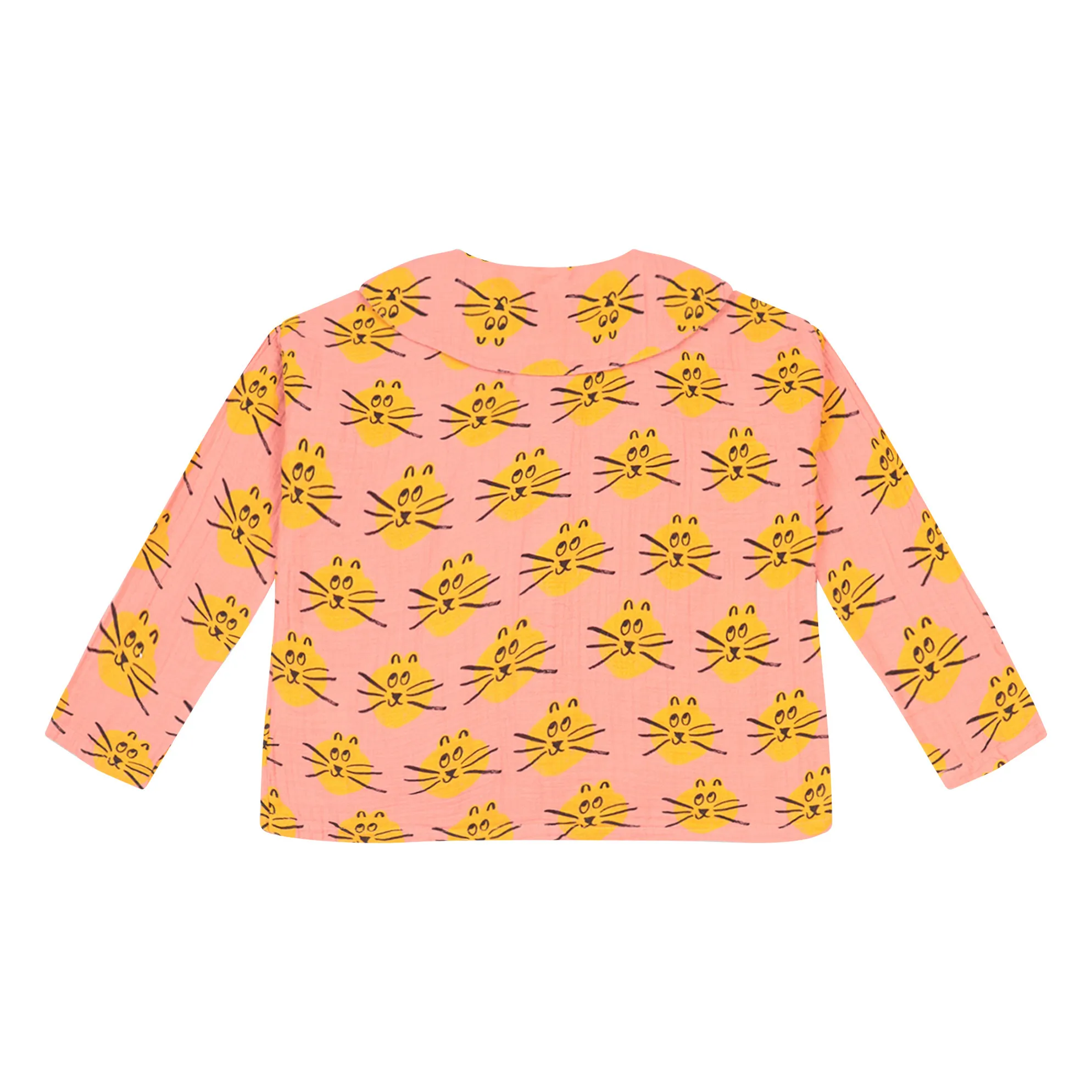 Bobo Choses Bluse aus Bio-Baumwolle Katzen Fun Capsule - Main Image