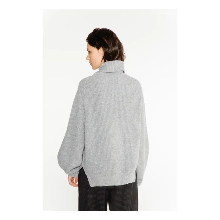 Pullover Keaton aus Wolle | Grau- Produktbild Nr. 4