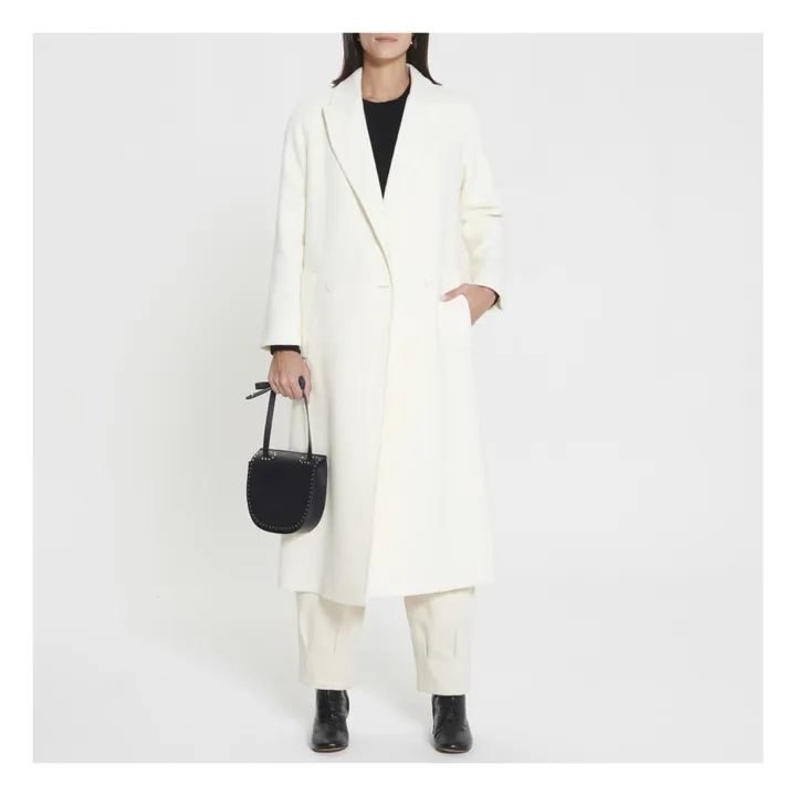 Mantel Dolan aus Wolle und Kaschmir | Seidenfarben- Produktbild Nr. 1