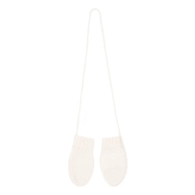 Cashmere Mittens | Pale pink