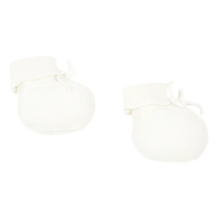 Patucos de cachemir | Blanco- Imagen del producto n°0