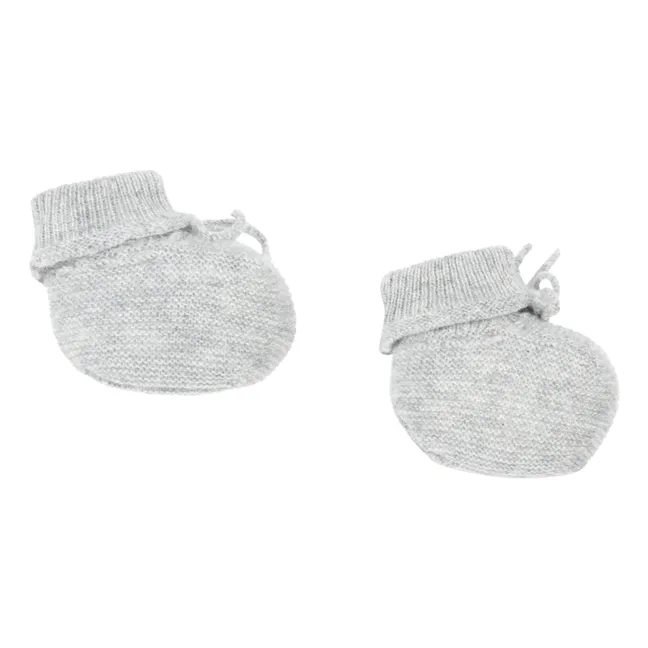 Chaussons Cachemire | Gris chiné