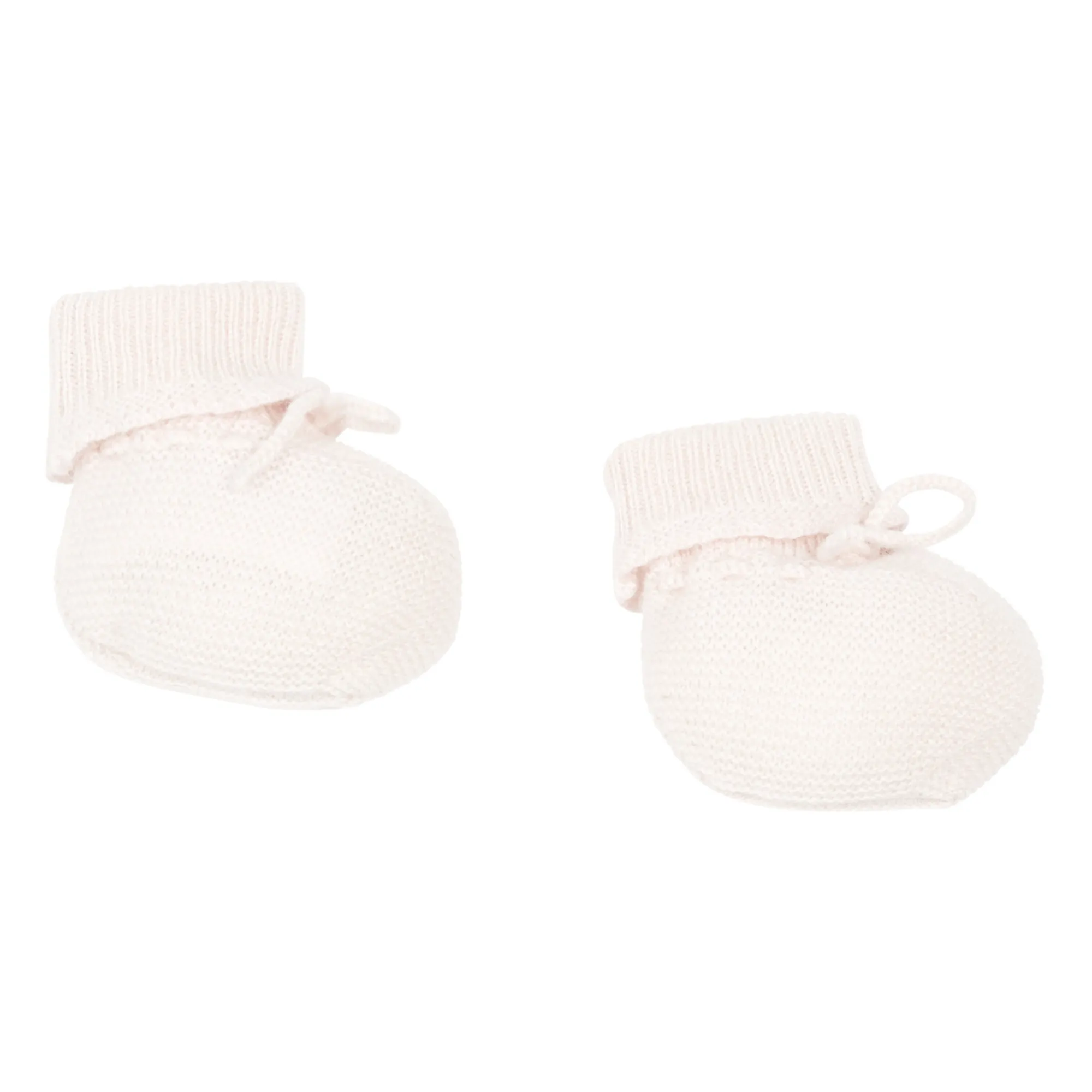 Bonpoint Pale Pink Cashmere Booties