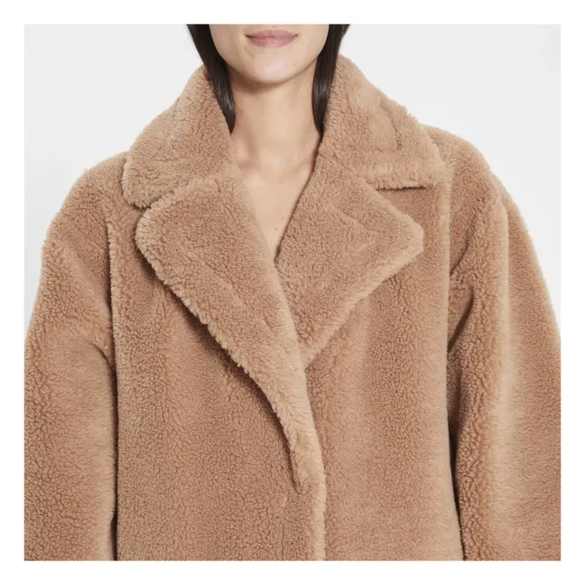 Maria Faux Fur Coat  | Camel