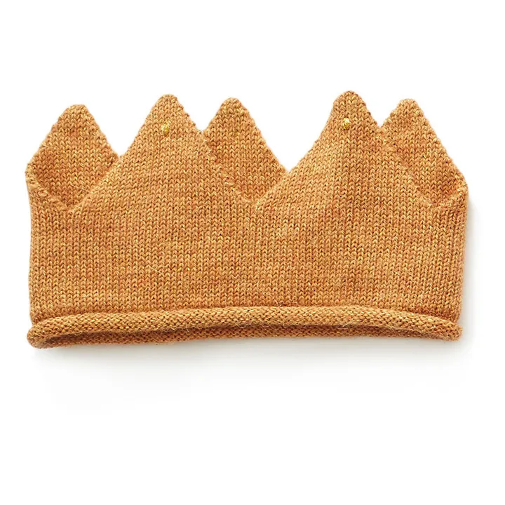 Corona de lana de alpaca | Dorado- Imagen del producto n°0