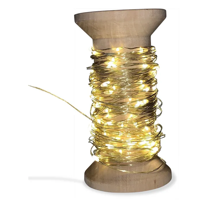 Lichterkette Spule - 120 LED | Gold- Produktbild Nr. 0