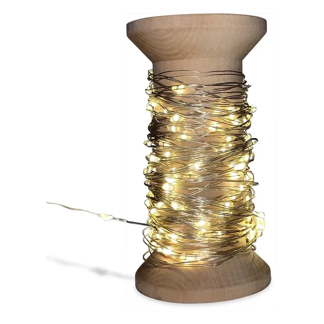 Coiled Light Garland - 120 LED  | Silver