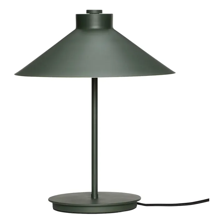 Lampe aus Metall | Dunkelgrün- Produktbild Nr. 0