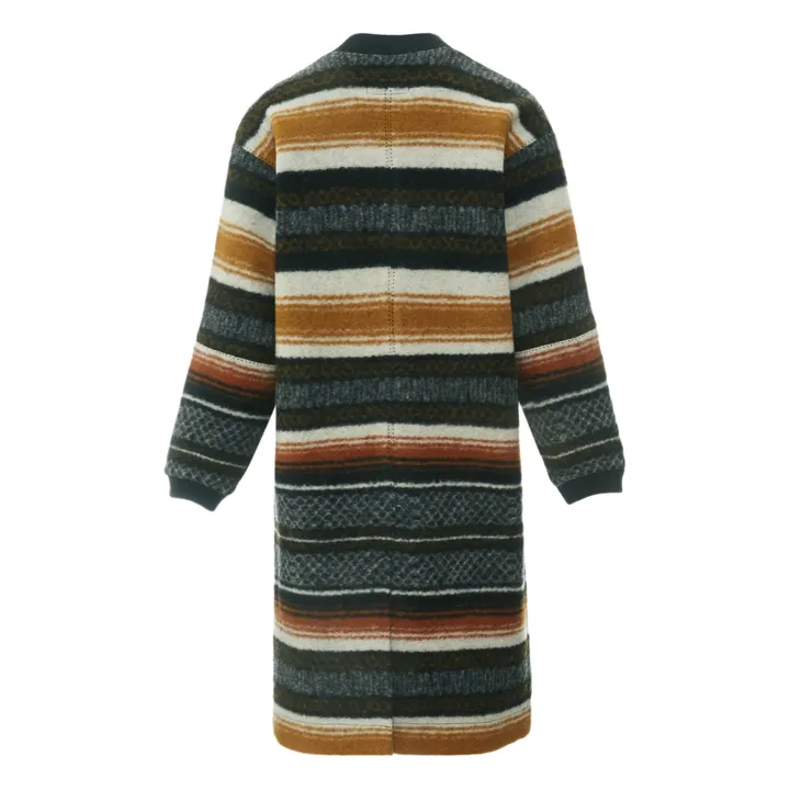 Abrigo The Long Bomber de lana | Marrón- Imagen del producto n°1