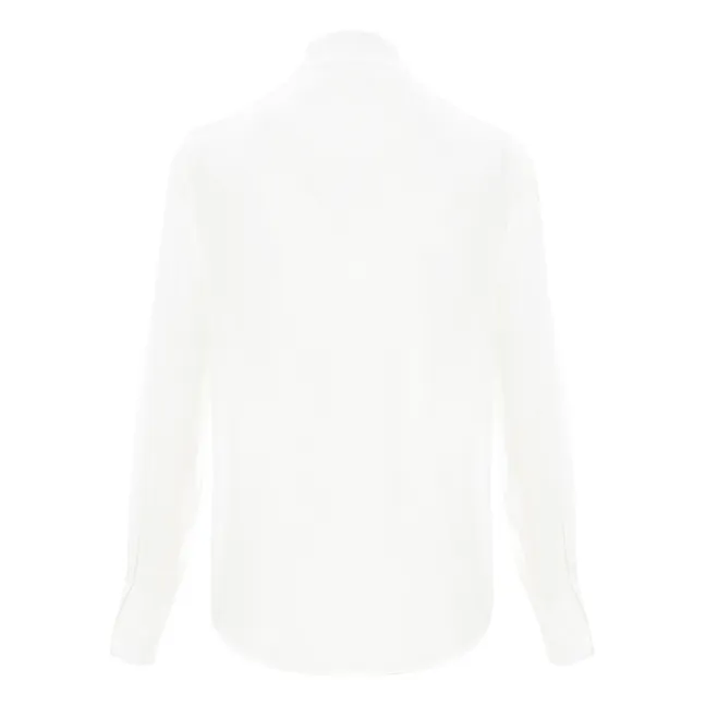 Camicia Palma seta | Bianco