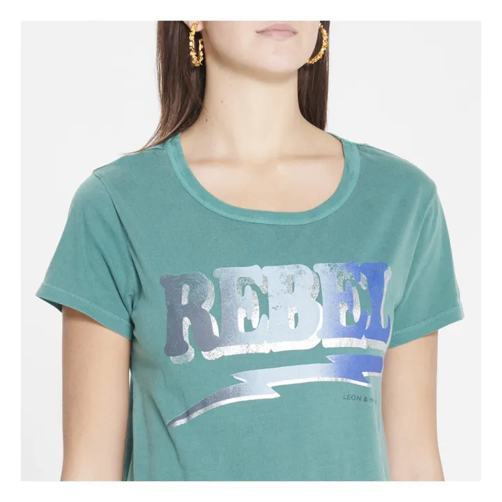 T-Shirt Toro Rebel aus Bio-Baumwolle | Chromgrün- Produktbild Nr. 2