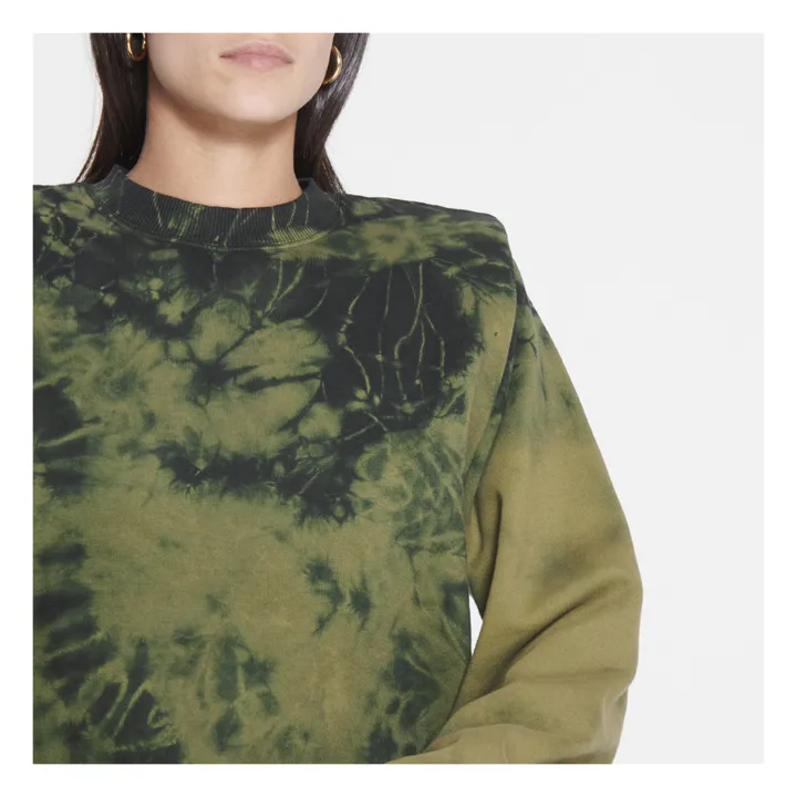 Sweatshirt Tie Dye Alison | Khaki- Produktbild Nr. 2