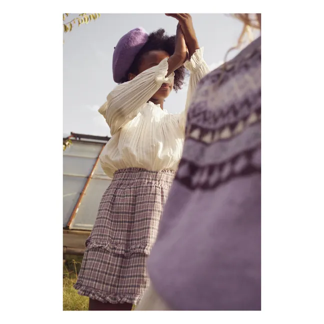 Jupe Coton Bio Bella | Lavande