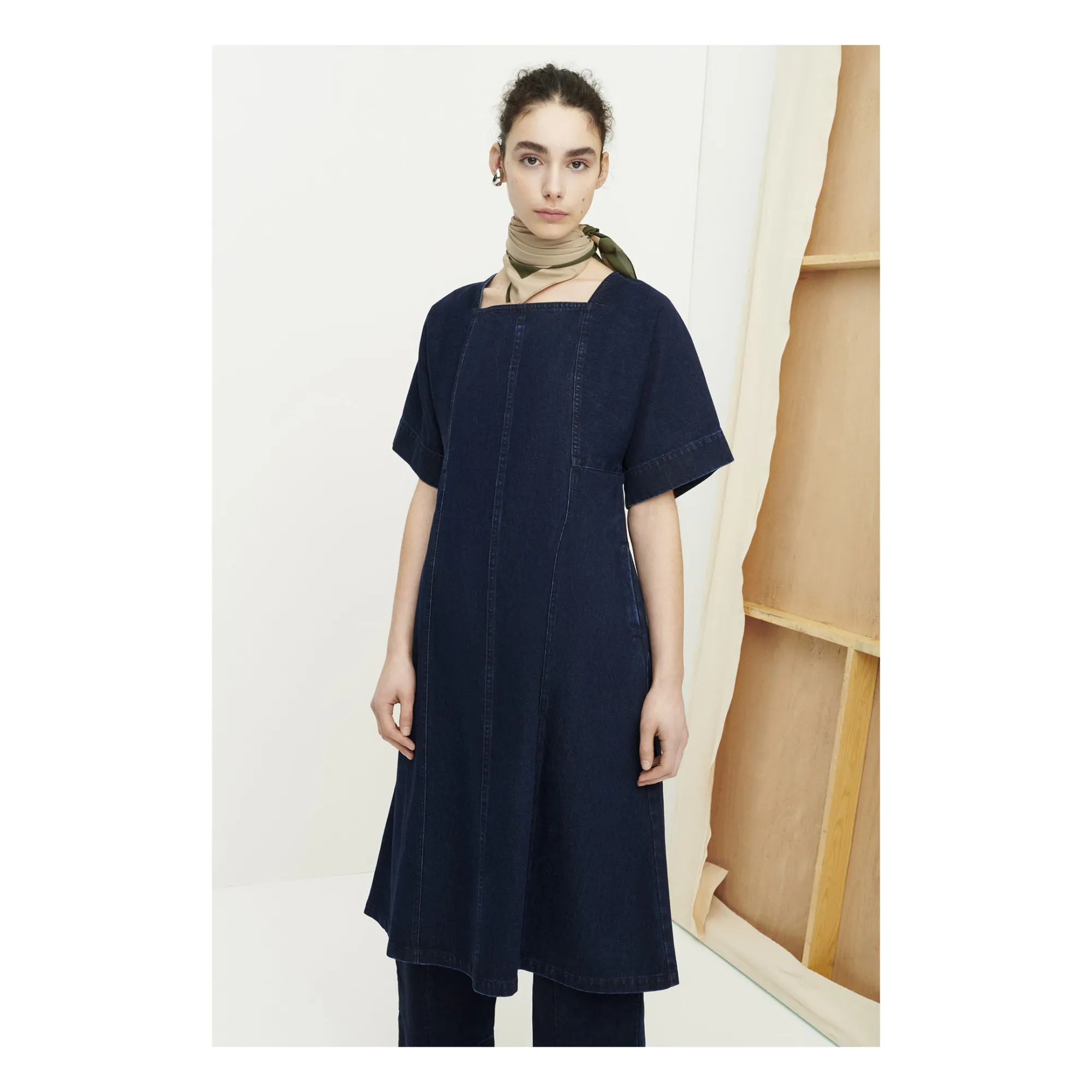 kowtow denim dress Been having dreams about this dress : r/AusFemaleFashion