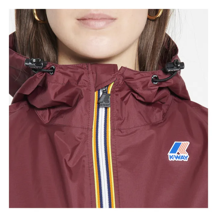 Le Vrai 3.0 Claude Waterproof  Windcheater - Women's Collection | Burgundy- Product image n°2