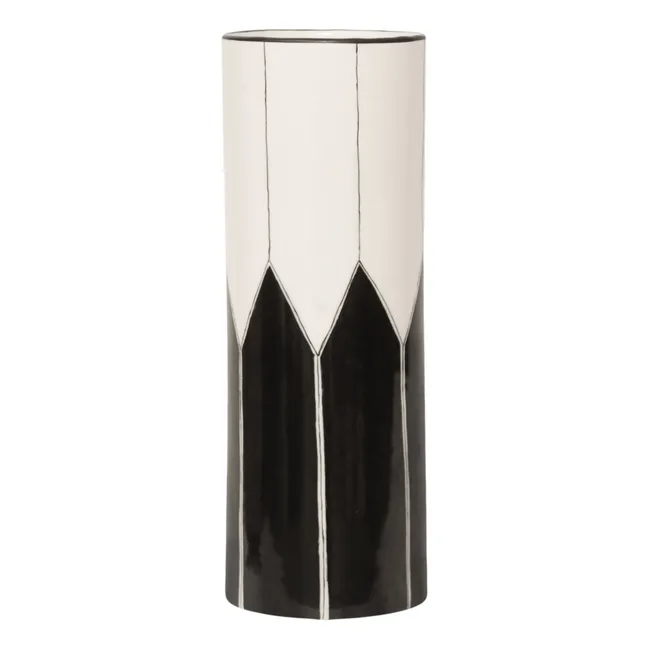 Daria Ceramic Vase  | Black
