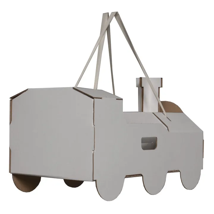 Cardboard Colour-in Train | White- Product image n°3