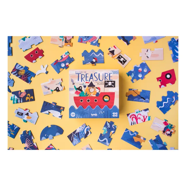 Puzzle à superposer Discover the treasure - 40 pièces