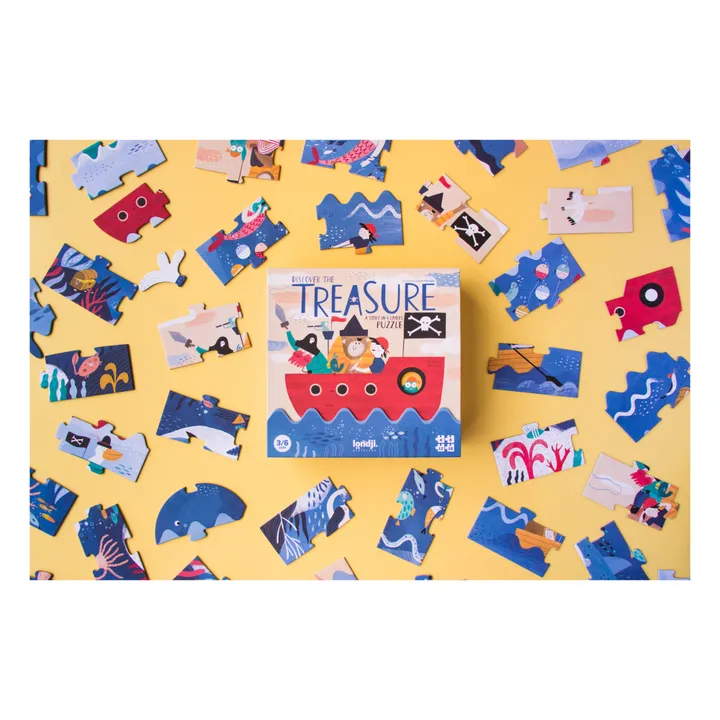 Puzzle à superposer Discover the treasure - 40 pièces- Image produit n°1
