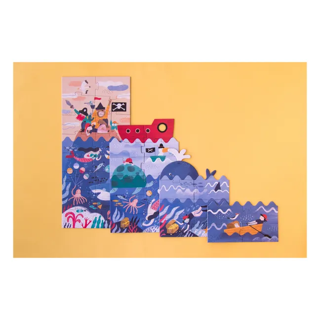 Discover The Treasure Overlay Puzzle - 40 pieces 