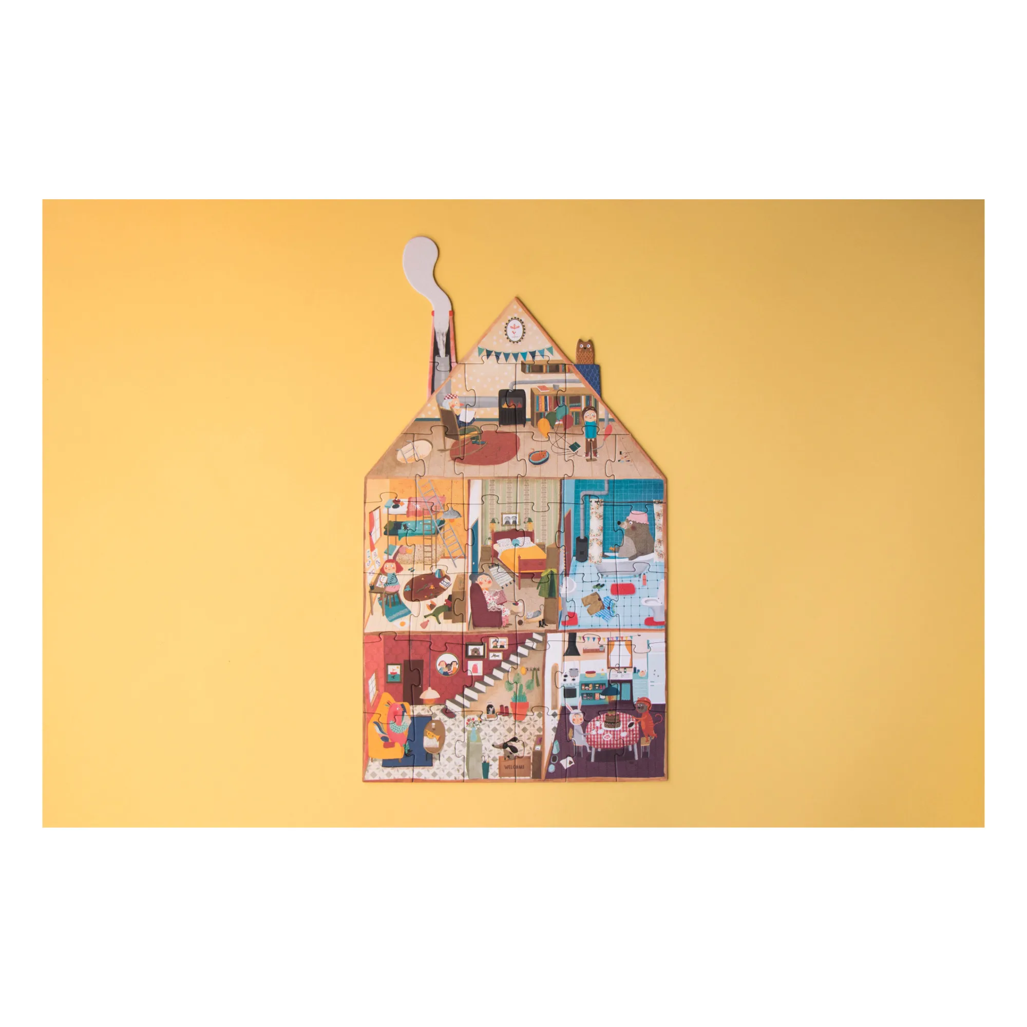 Puzzle recto-verso Welcome to my Home - 36 pièces- Image produit n°3
