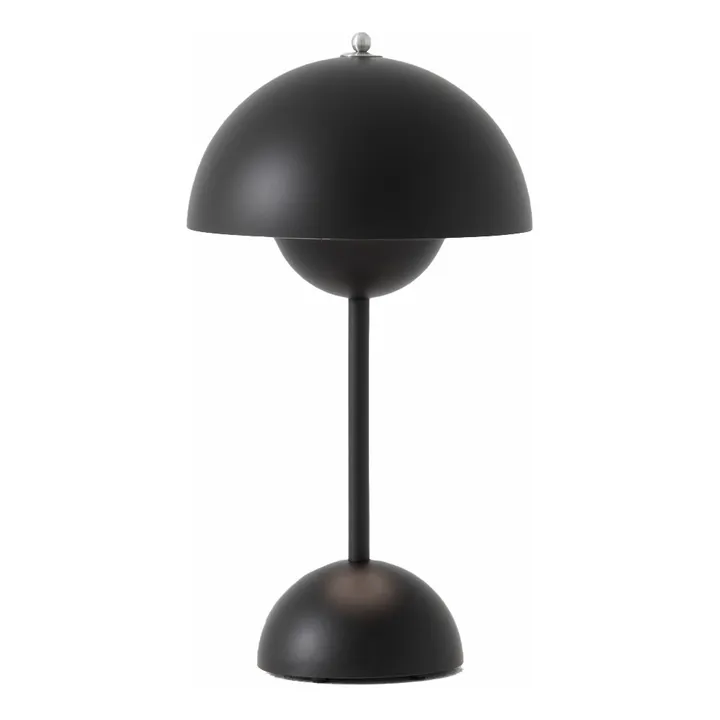 Tragbare Lampe Flowerpot  | Schwarz- Produktbild Nr. 0