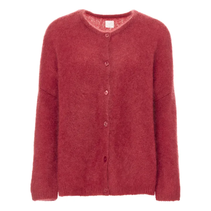 Des petits hauts Cardigan Dorly Kid Mohair et Laine Pivoine