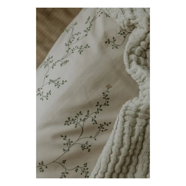 Botany Percale Cotton Fitted Sheet | Green