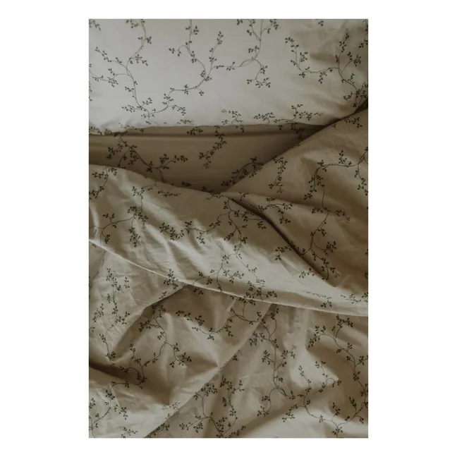 Drap-housse Botany en percale de coton | Vert