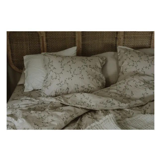 Botany Percale Cotton Bedding Set | Green