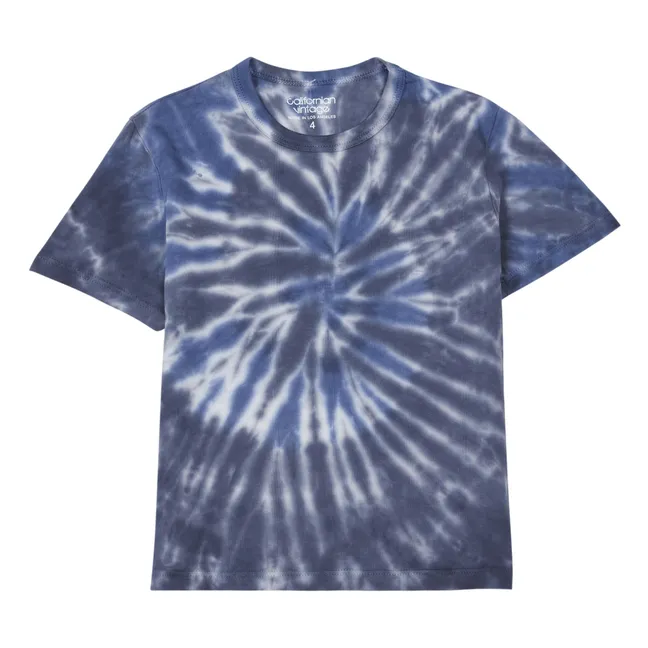 Tie-Dye T-shirt | Petrol blue