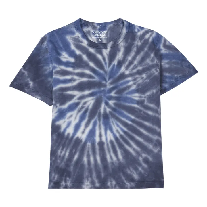 T-Shirt Tie&Dye | Blu petrolio- Immagine del prodotto n°0