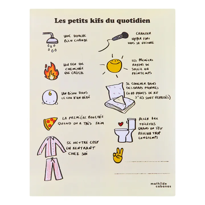 Poster Les petits kifs- Produktbild Nr. 0