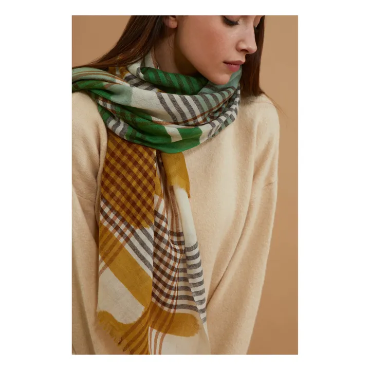 Foulard Nuage de lana | Verde- Imagen del producto n°1