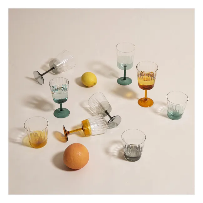 Eclat Water Glass  | Carbon