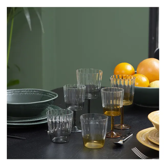 Eclat Water Glass  | Carbon