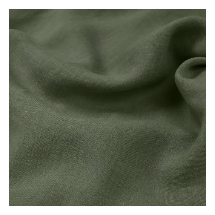 Kissenbezug aus Leinen | Khaki- Produktbild Nr. 1