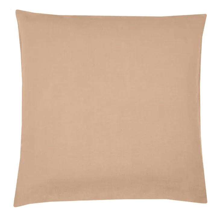 Taie d'oreiller en lin lavé | Vieux Rose- Image produit n°1