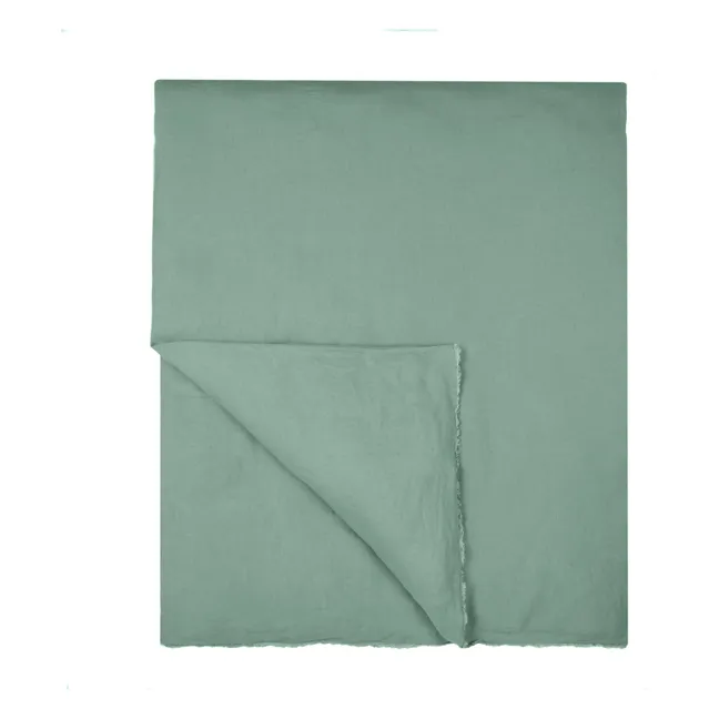 Washed Linen Quilt Cover | Sage
