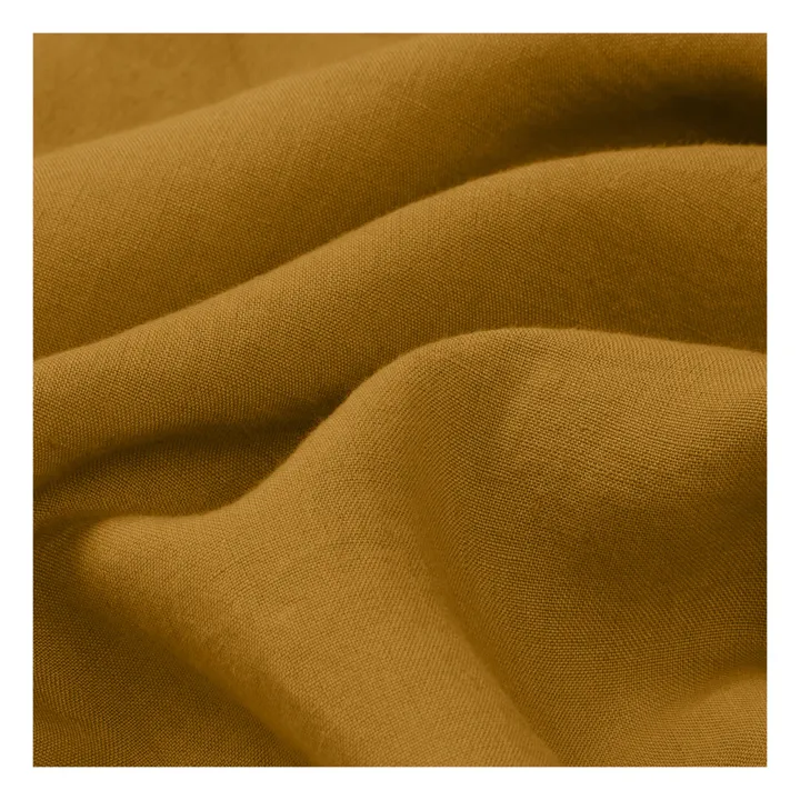 Kissen aus Leinen | Kamelfarbe- Produktbild Nr. 1