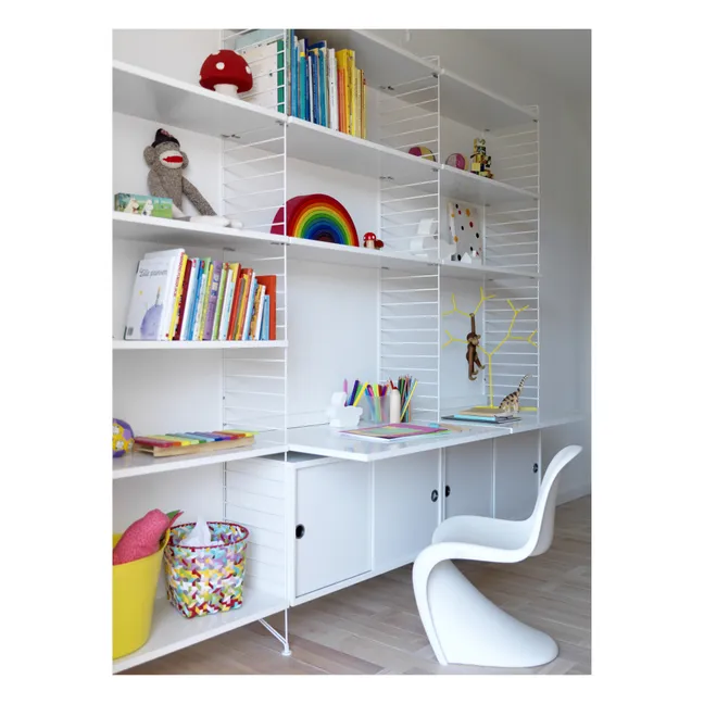 Scaffali 78x30 cm - Set da 3 | Bianco