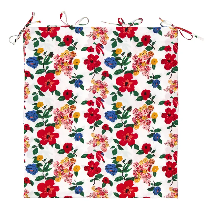 Rideau en coton imprimé Hibiscus 115x250 cm- Image produit n°0