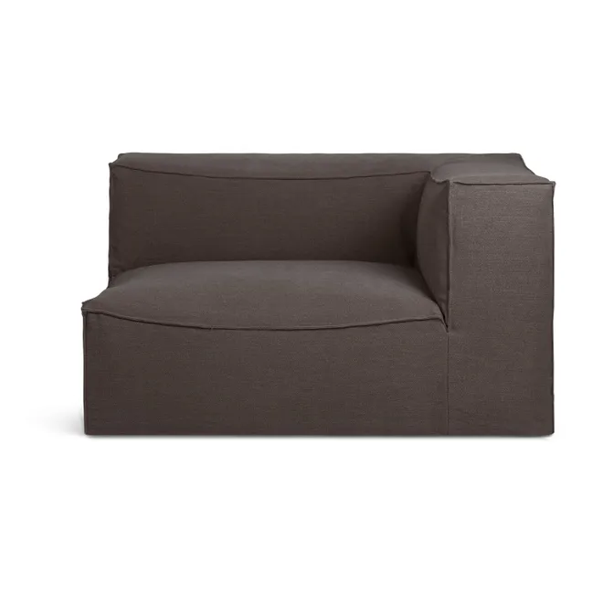 Canapé Catena module angle droit | Marron